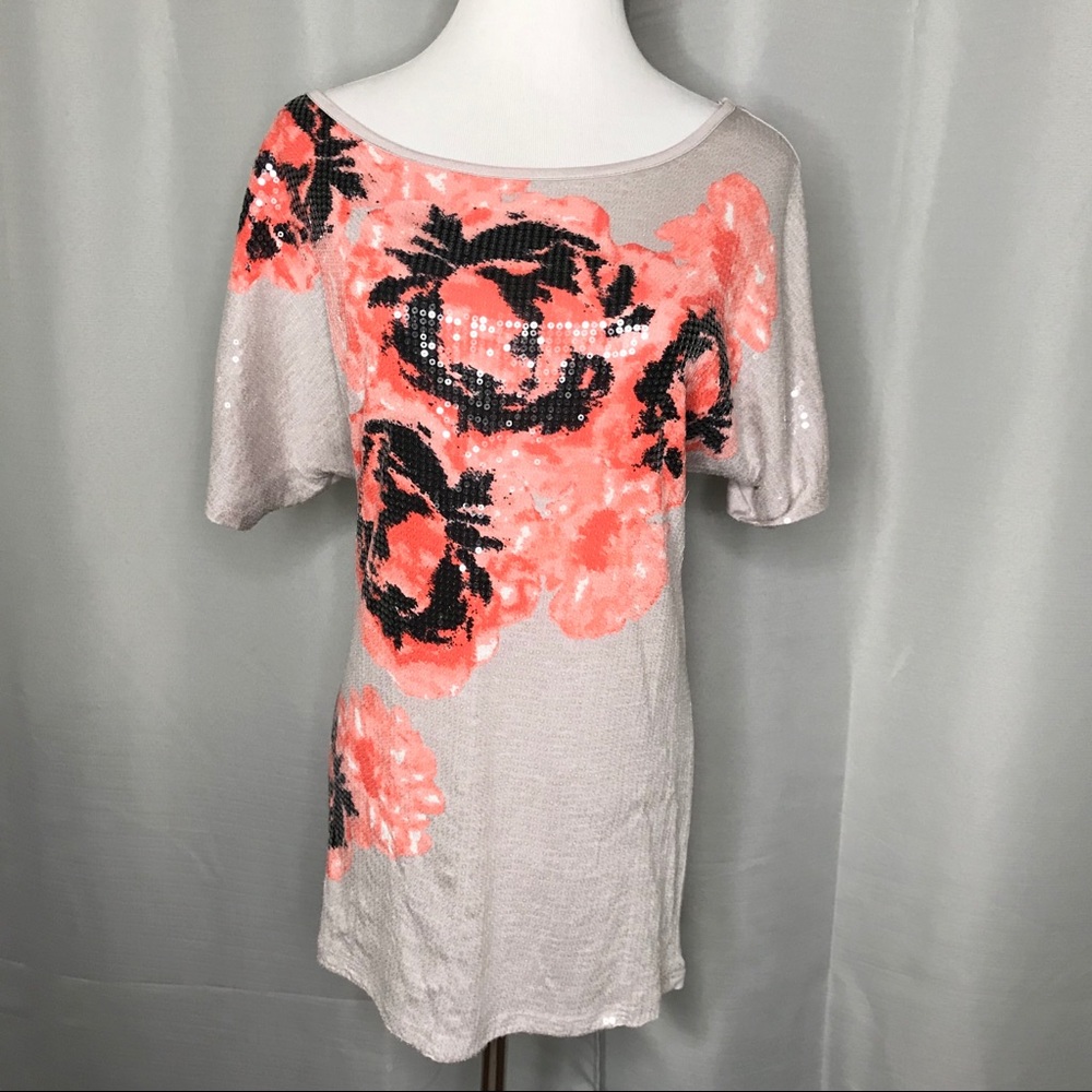 I.N.C sequin front Tshirt